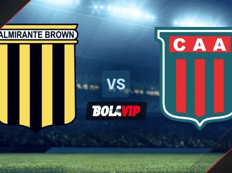 CÓMO VER ONLINE Almirante Brown vs. Agropecuario por la Primera Nacional