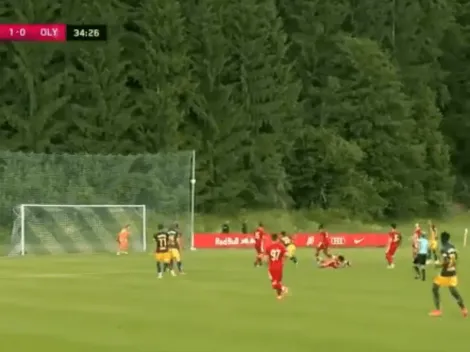Video: así fue el primer gol de Capaldo en Austria