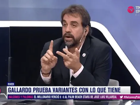 Distasio sobre Gallardo y un jugador de River: "Me hace ruido, es raro..."