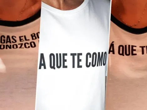 Ya salió a la venta la remera de Dibu Martínez con el "Mirá que te como"