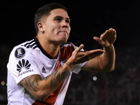 Juanfer Quintero subió unas fotos a sus redes y los hinchas de River lo volvieron loco