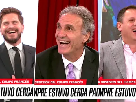 Ruggeri le preguntó a Vignolo "¿qué foto?" y todos se tentaron al aire