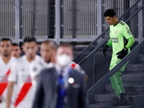 River recibió una sanción de Conmebol del partido con Enzo Pérez en el arco