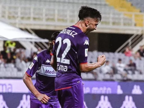 En números: el gran debut de Nico González en Fiorentina