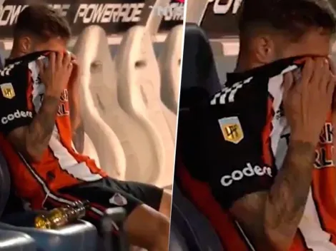 Video: Zuculini fue reemplazado y lloró en el banco de suplentes