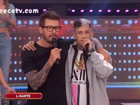 El mensaje de L-Gante para Marcos Rojo en pleno Showmatch