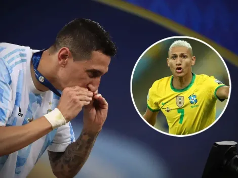 Di María contó el origen de los problemas con Richarlison