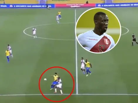 Que no vea Battaglia: el grosero error de Advíncula que terminó en gol de Brasil a Perú