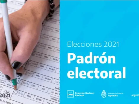 Dónde voto en las PASO 2021: consultá el Padrón Electoral