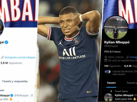 Todo es dolor: Mbappé sacó a Maradona de su foto de perfil de Twitter