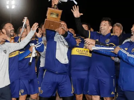 Fútbol Senior: el Boca de los ídolos se consagró campeón