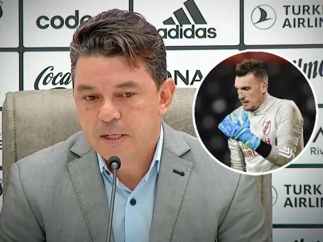 Gallardo se deshizo en elogios para Armani: "Apareció para rescatarnos"