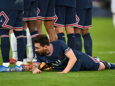Furor por el "cocodrilo" de Messi en el final del partido entre PSG y Manchester City