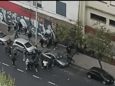 VIDEO: dos facciones de la barra de Independiente a los tiros en la calle