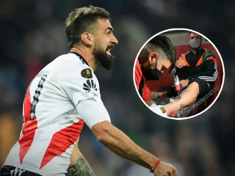 Pratto se tatuó la Copa Libertadores a 4 días del Superclásico