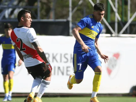 Baile del equipo de Ibarra: la Reserva de Boca goleó 3 a 0 a River en Ezeiza