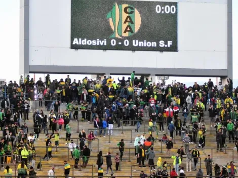 VIDEO: Así fue el recibimiento en Aldosivi vs. Unión, el primer partido con hinchas