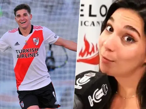 La joven de la promesa sexual a Julián Álvarez redobló la apuesta tras el Superclásico