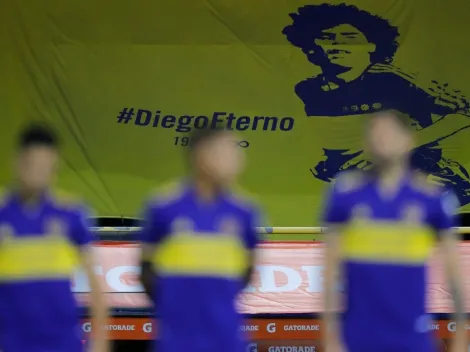 VIDEO | El emotivo homenaje de los hinchas de Boca a Maradona