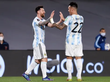 Entre Messi y Lautaro anotaron casi la mitad de los goles de Argentina en el ciclo de Scaloni