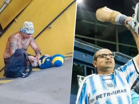 Viral en Twitter: las fotos más bizarras en los estadios del fútbol argentino