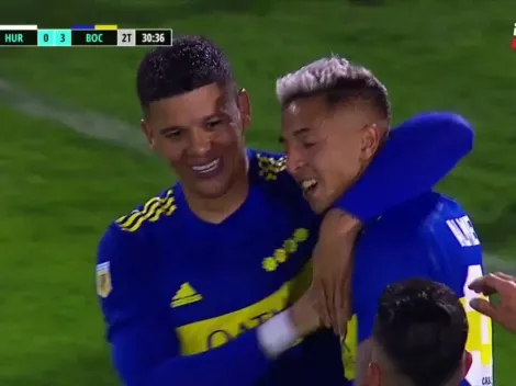 VIDEO | Marcos Rojo sentenció la goleada de Boca ante Huracán