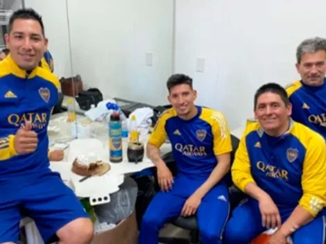 "Cumple de Vangioni": la foto de Aaron Molinas que hizo reír a los hinchas de Boca