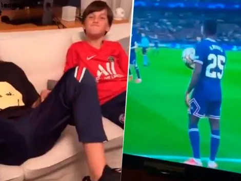 Lo que faltaba: la historia de Maxi López viendo al PSG con sus hijos