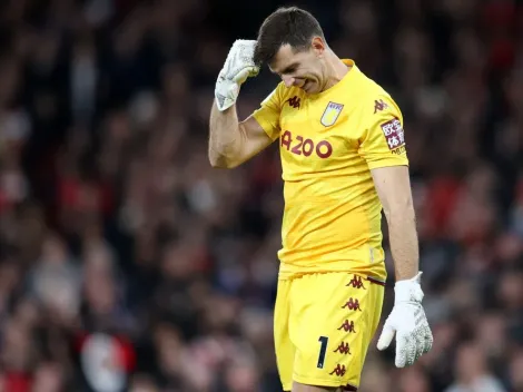 VIDEO | ¡Imperdible reacción! Dibu Martínez se "comió" un gol en el Aston Villa y no se lo perdonó