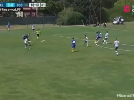 VIDEO | Lo que le faltó a la Primera: el golazo de Zeballos para la Reserva de Boca ante Vélez