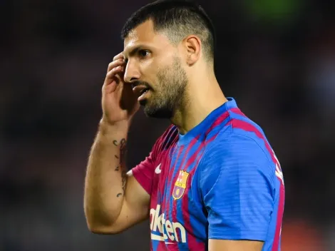 ¡Preocupación total! Agüero salió con problemas respiratorios en Barcelona