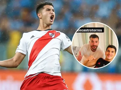 La publicación de Exequiel Palacios que volvió locos a los hinchas de River