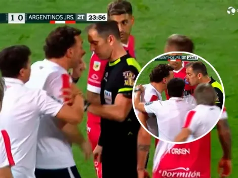 VIDEO | Milito se descontroló por un offside bien cobrado y terminó expulsado