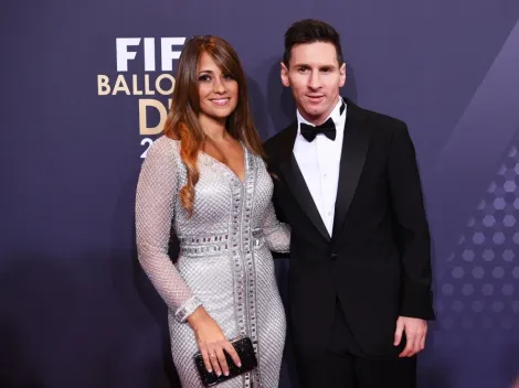 A puro amor: la tierna foto que subió Antonela con Messi
