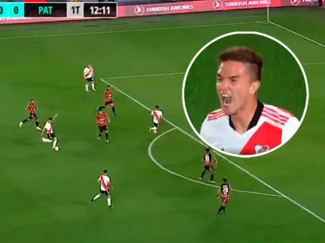 VIDEO | Palavecino sacudió desde afuera del área y puso el 1-0 para River