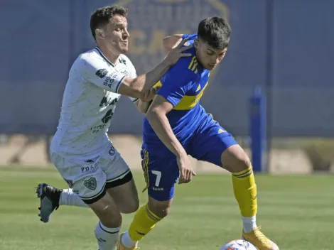 Golazo, hat-trick y lesión: Zeballos la descosió y la Reserva de Boca empató 4 a 4