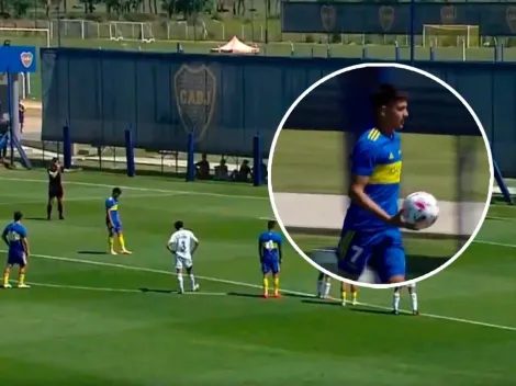 VIDEO | Zeballos hizo un triplete en la Reserva y pidió que le guarden la pelota