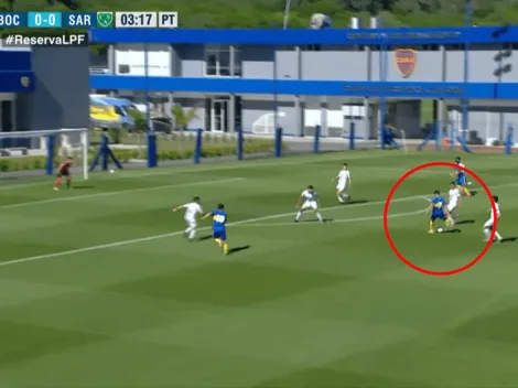 VIDEO | Efecto Selección: volvió Zeballos y tardó 3 minutos en hacer un golazo para la Reserva de Boca