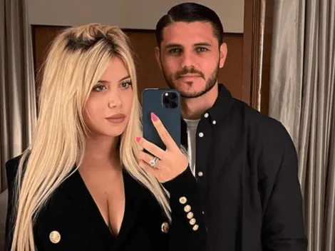 Para reafirmar el amor: Icardi subió una foto con Wanda Nara en ropa interior