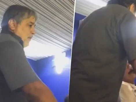 VIDEO | El padre de Riquelme fue a discutir con Roberto Leto en pleno partido para defender a un jugador de Boca