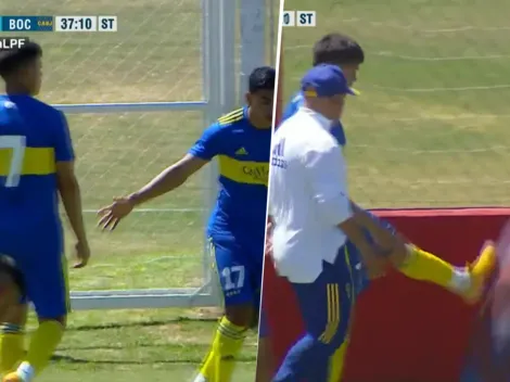 VIDEO | La furia de Zeballos luego de ser reemplazado en Reserva