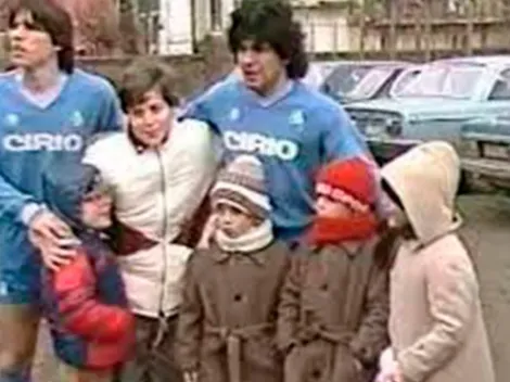 Maradona en estado puro: el día que desafió al Napoli y jugó en el barro para operar a un chico