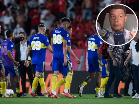 A Boca le cortaron el agua en Independiente y Battaglia estalló de bronca en conferencia
