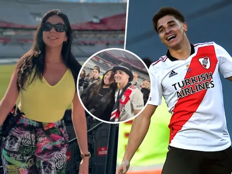 Si hay foto, hay video: así fue el encuentro entre Luciana Milessi y Julián Álvarez