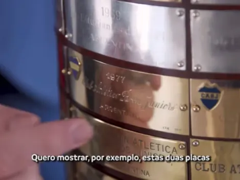 Orgullo xeneize: el detalle de las chapas de Boca en el trofeo de la Copa Libertadores que le da prestigio al club