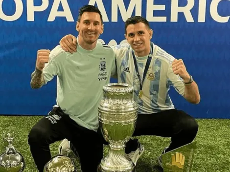 El mensaje de Dibu Martínez para Messi tras ganar el séptimo Balon de Oro