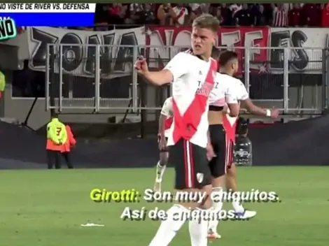 VIDEO | Los gestos de Girotti a los jugadores de Defensa: "Son muy chiquitos"