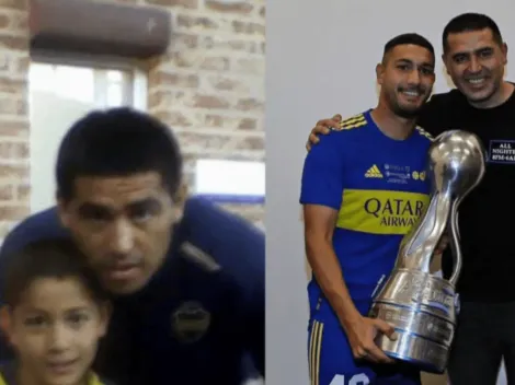 Para que se emocionen los hinchas: la foto de Mancuso con Riquelme después de salir campeón