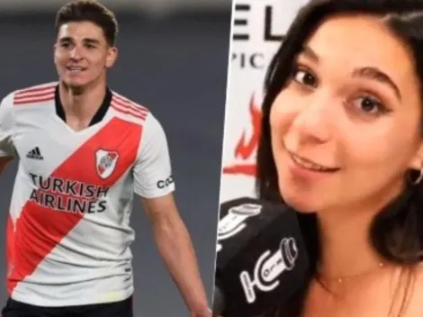 Chiquito y cabezón: el regalo de Julián Álvarez a Luciana Milessi