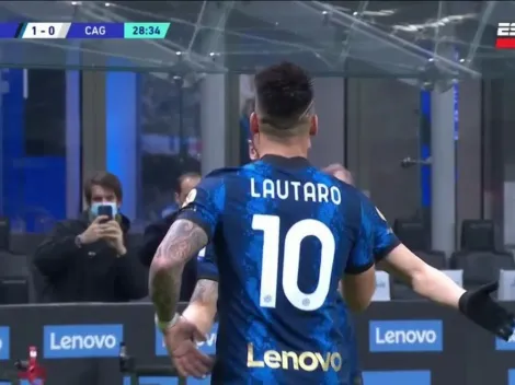 VIDEO | ¡El Toro en su rodeo! Lautaro Martínez abrió el marcador para Inter